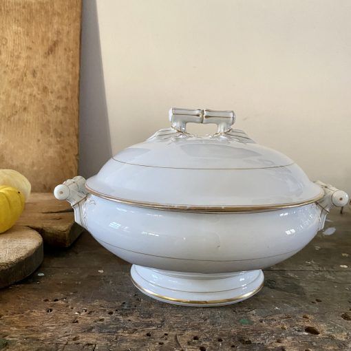 Porcelain soup bowl Alfred Hache & Cie