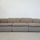 Confidential Seating Set by Alberto Rosselli for Saporiti, Beige Boucle Fabric, Italy, 1970s
