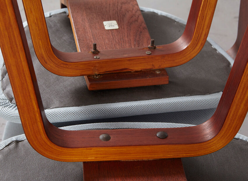 4 chairs SB37 by Cees Braakman by Pastoe 1950