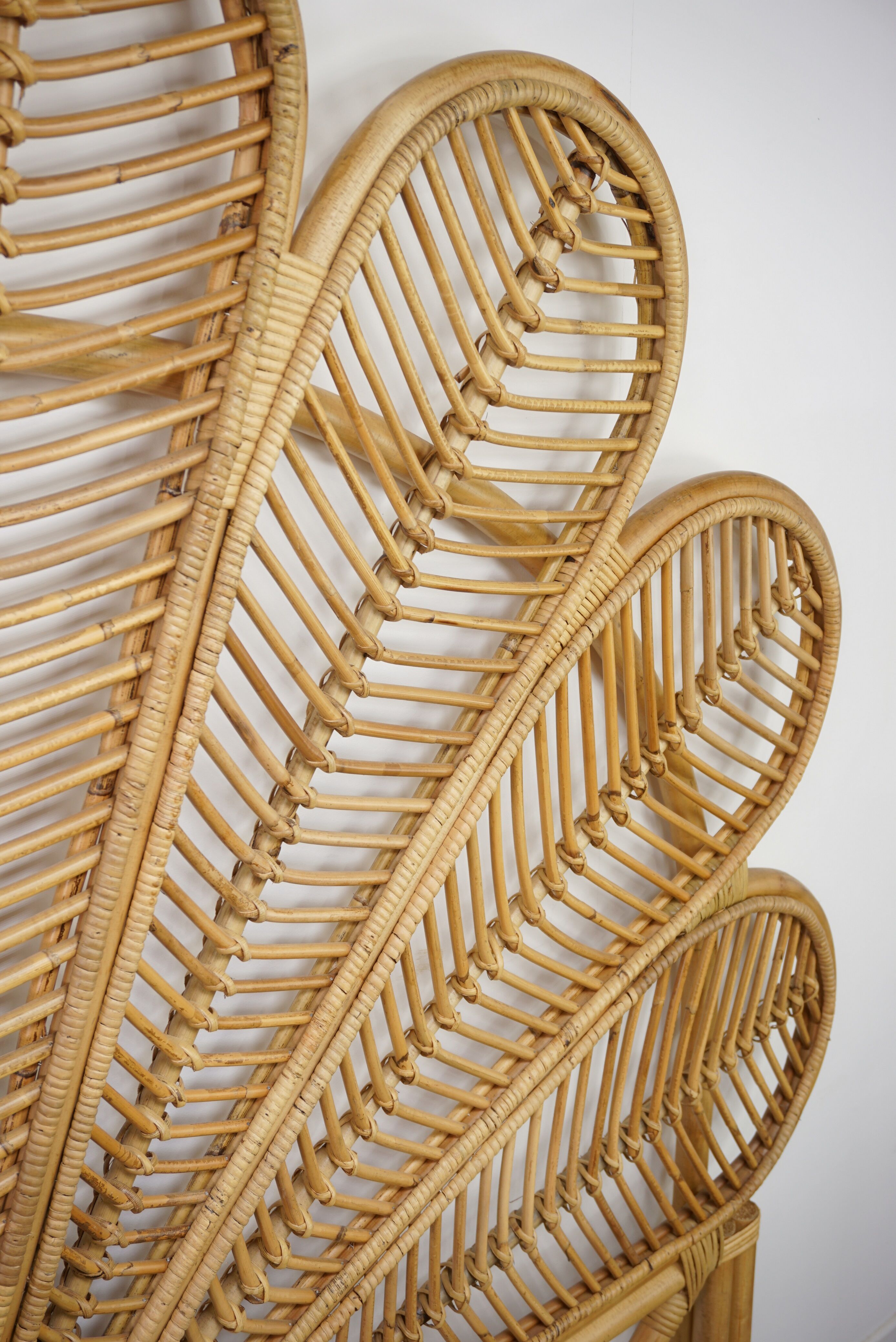 Rattan headboard