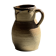 Old beige matte terracotta carafe H24 L16
