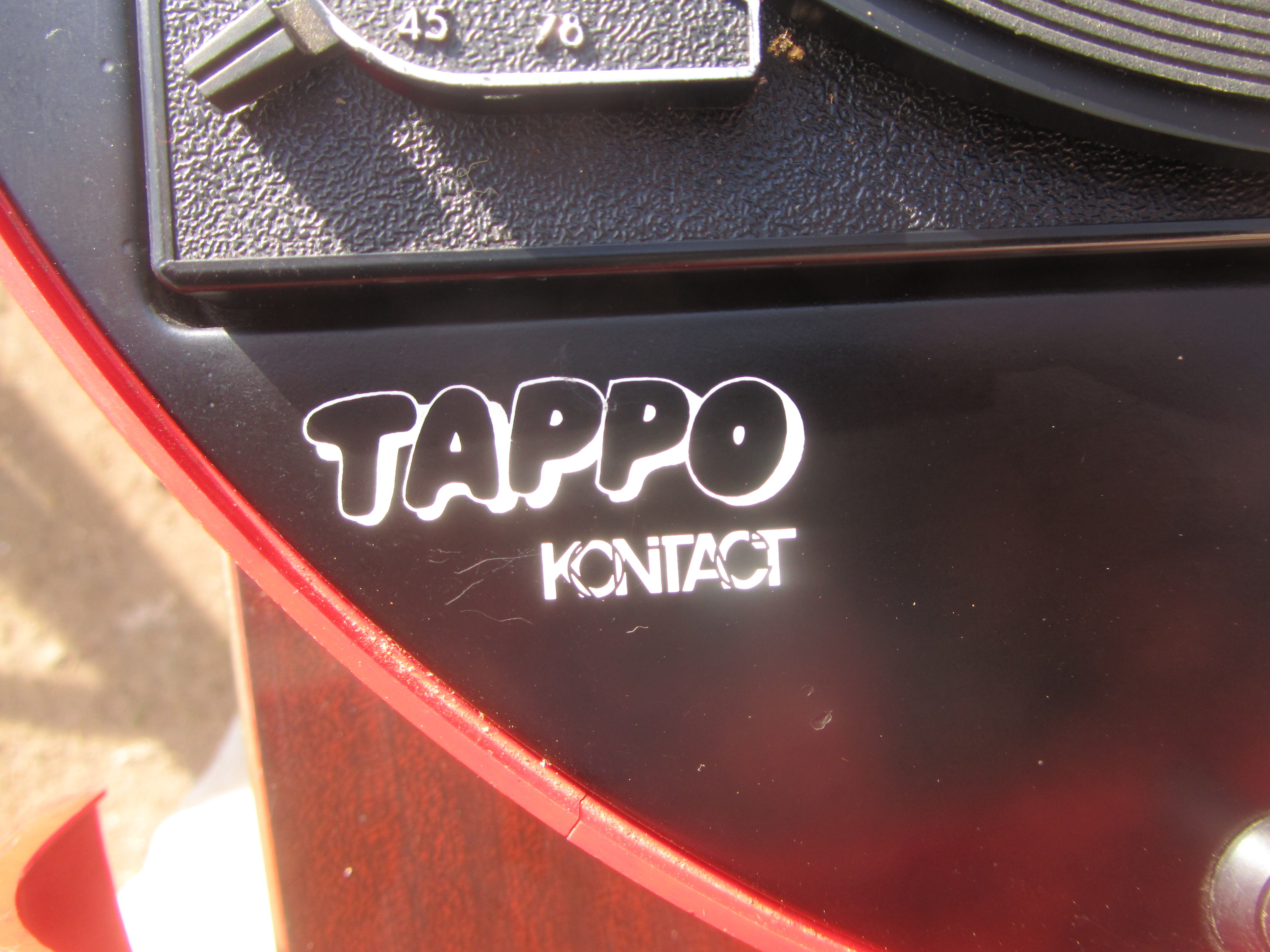Electrophone stereo vintage Tappo Lontact