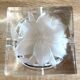 Large Solid Crystal Ashtray France JG Durand Modern Design Art Deco Loft