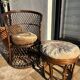 1960s rattan living room set