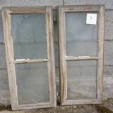 Old grey patina window