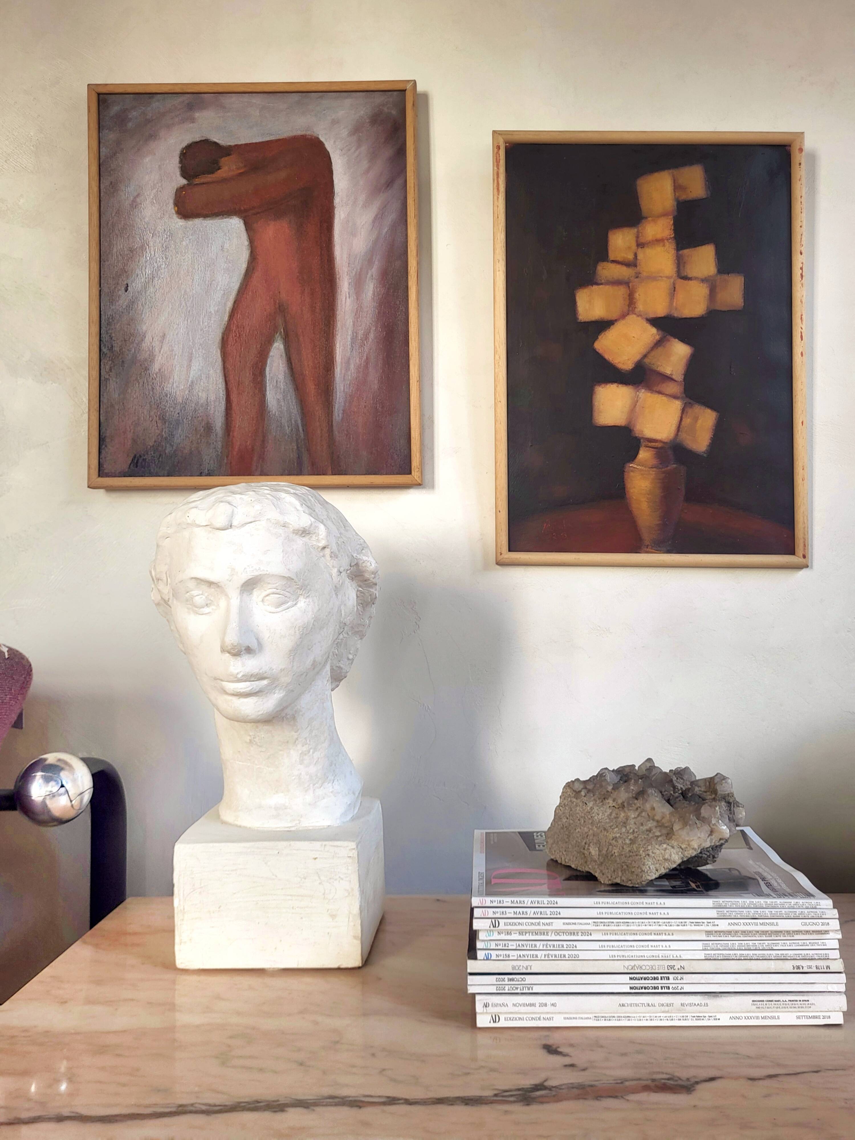 Abstract painting by Alain Boisdon