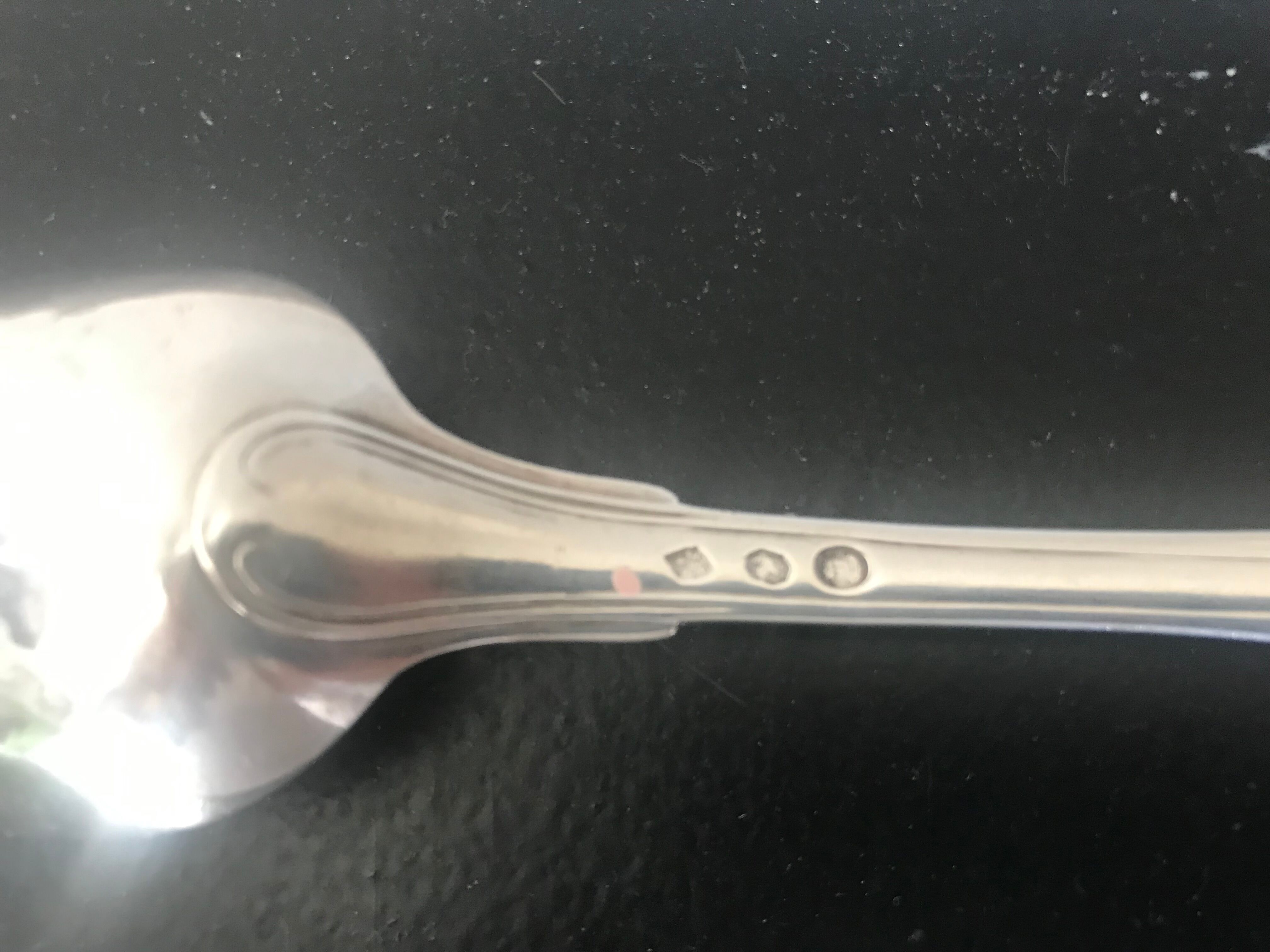 Cuillère à soupe argent massif