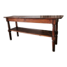 Table de drapier, console en bois de chêne