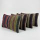 Set of 4 vintage kilim cushion covers 41x61 cm