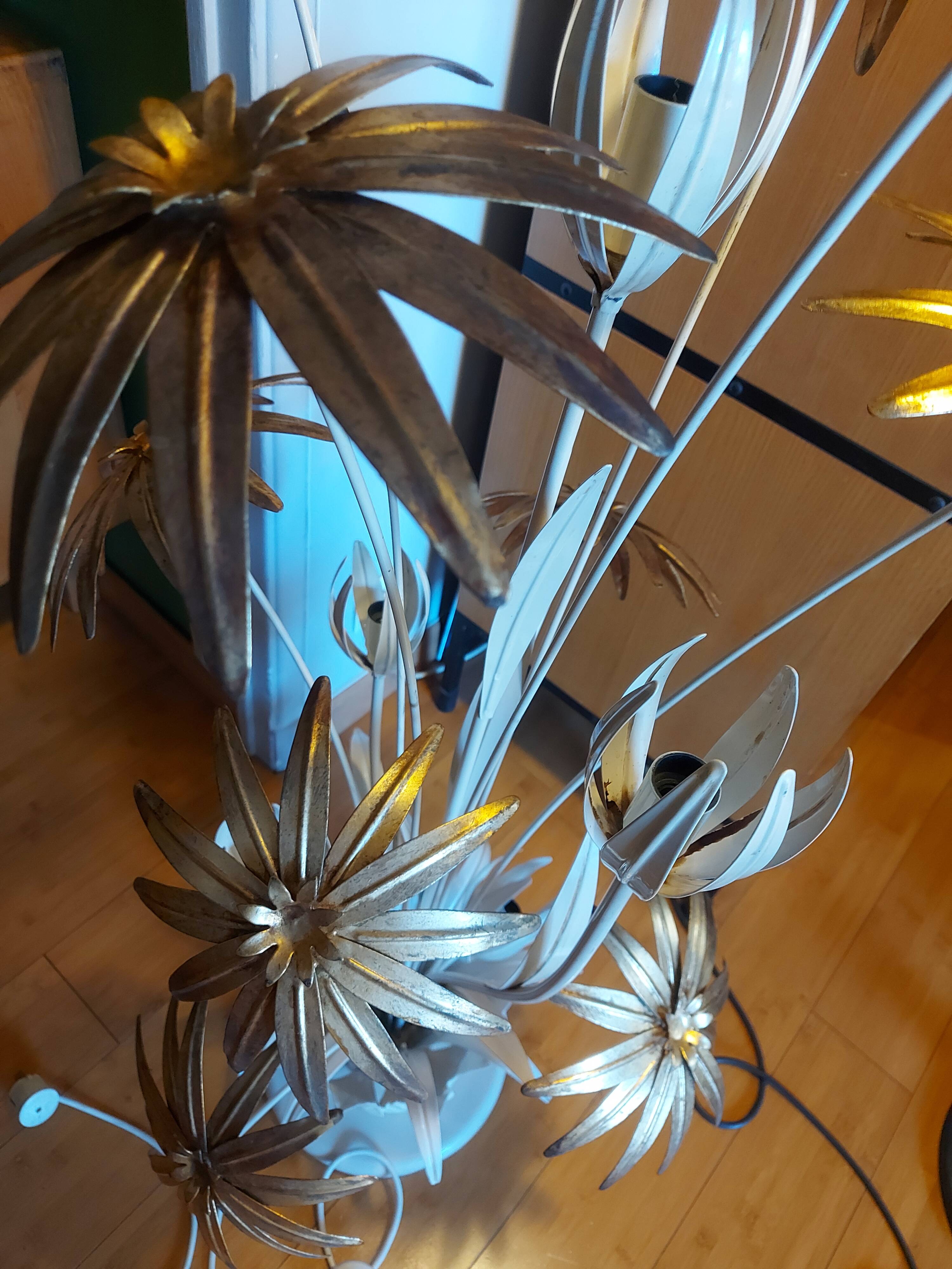 Flower floor lamp design 70'S , Hans Kögl