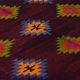 Turkish Kilim Yuruk Vintage 175x315 cm Geometric Red Green Purple