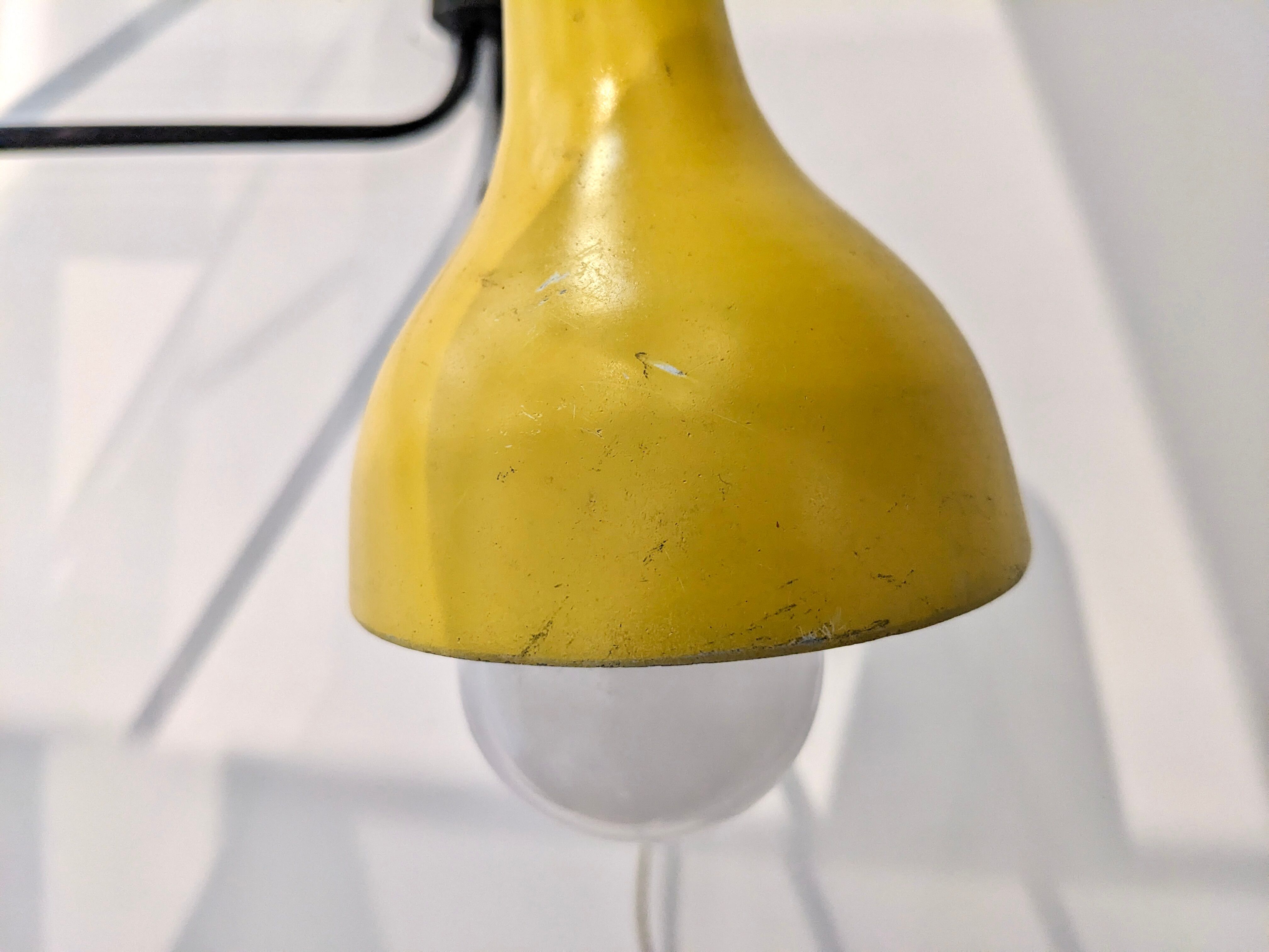 Robert Mathieu 4-arm wall lamp