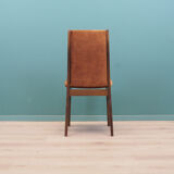 Ensemble de six chaises en hêtre, design danois, années 60, production: Danemark