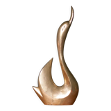 Large model swan, brass swan, swan statue, made in India, interior decoration