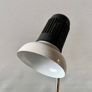 Vintage Massive white and black desk lamp - 1970s