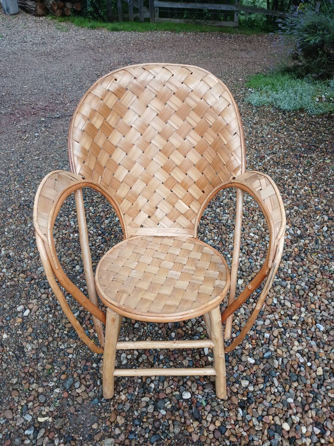Chestnut armchair, 1960