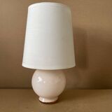 Small old glass table lamp