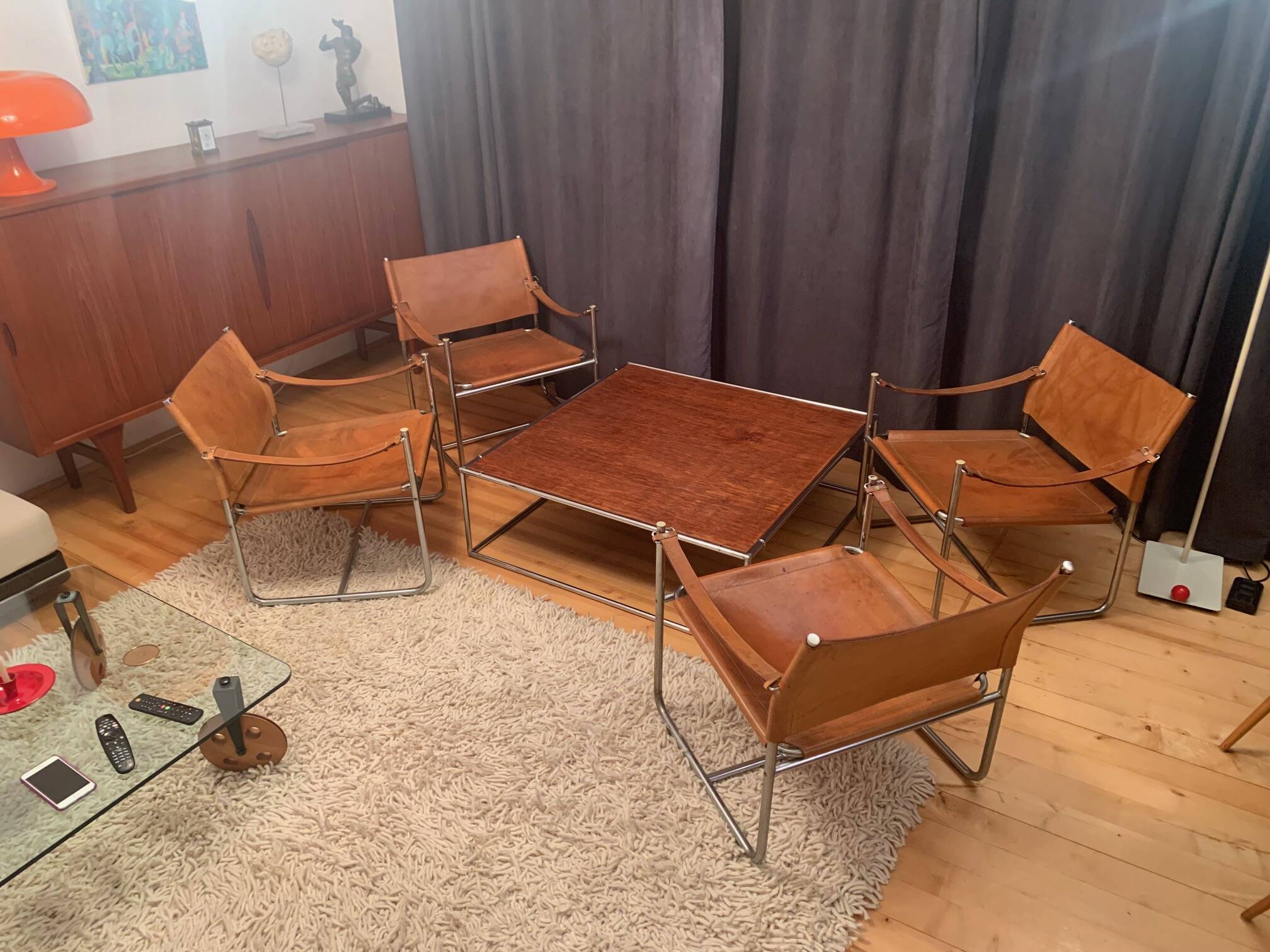 Admiral coffee table, designed by Karin Mobring, Ikea, Sweden, 1970s.