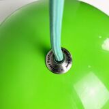 Green flowerpot hanging lamp by Verner Panton