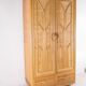 Wardrobe in rattan and raffia