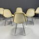 Eames fiberglass dining chairs for herman Miller, 1970s