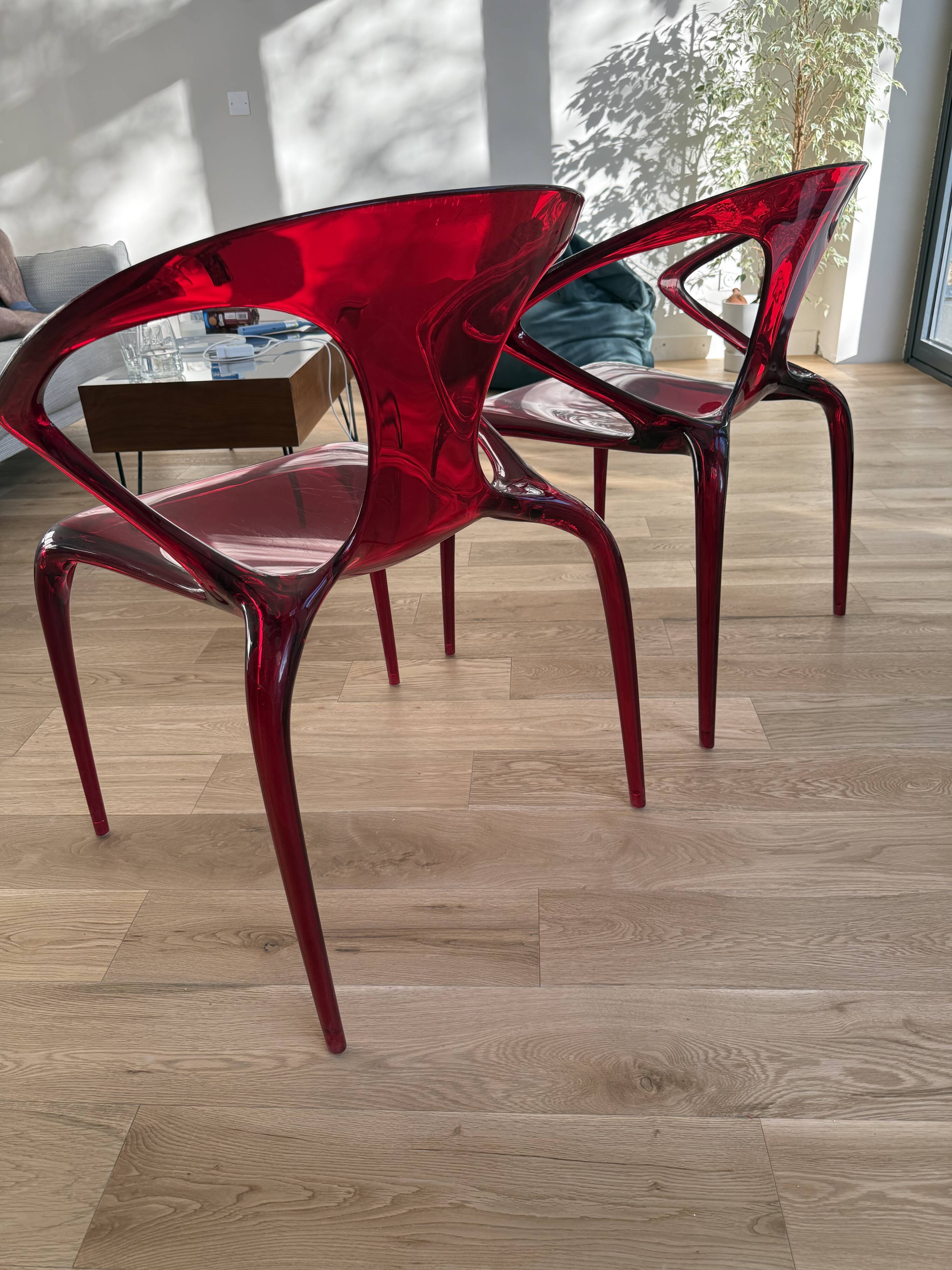 Chaise Ava Rouge - Roche Bobois