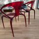 Chaise Ava Rouge - Roche Bobois