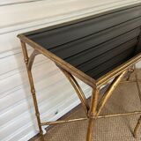 Console 90s - Metal and glass