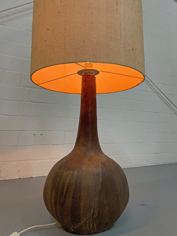 Vintage Italian ceramic floor lamp 60s