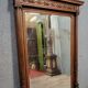 Important Renaissance style walnut mirror / Height 183 cm