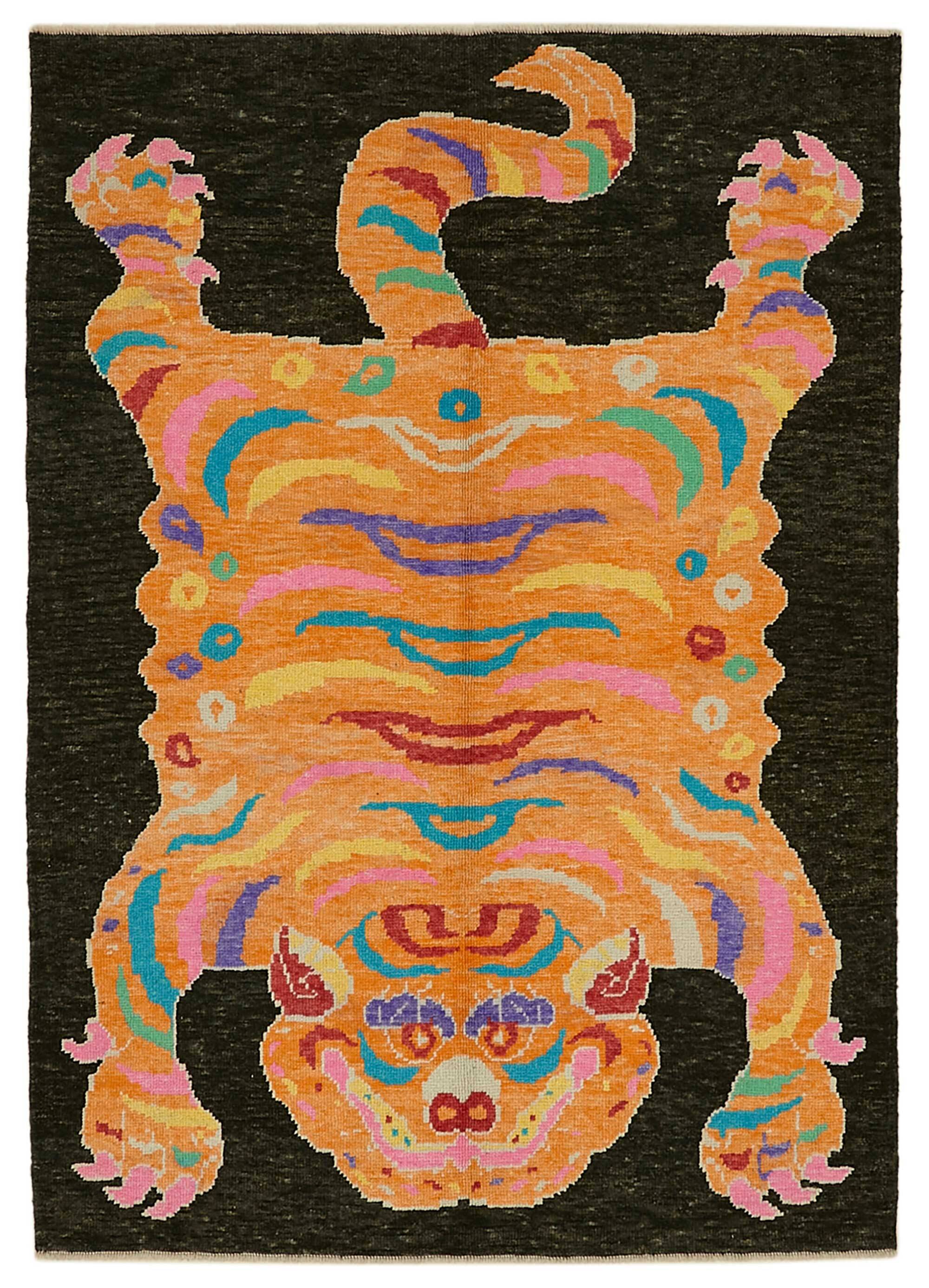 Turkish Handknotted Wool Tiger Rug  170 cm x 240 cm