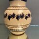 Glazed terracotta vase decorated with Savoy vegetable frieze