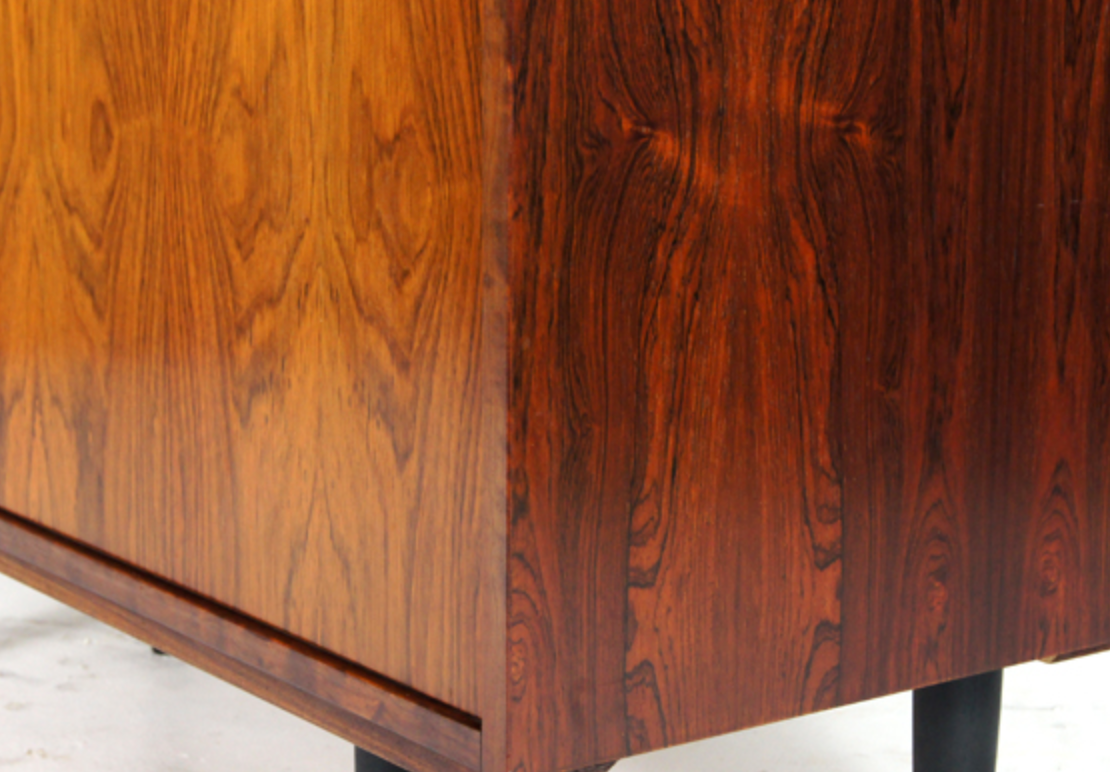 Vintage Danish retro tv furniture in rosewood 60s 70s