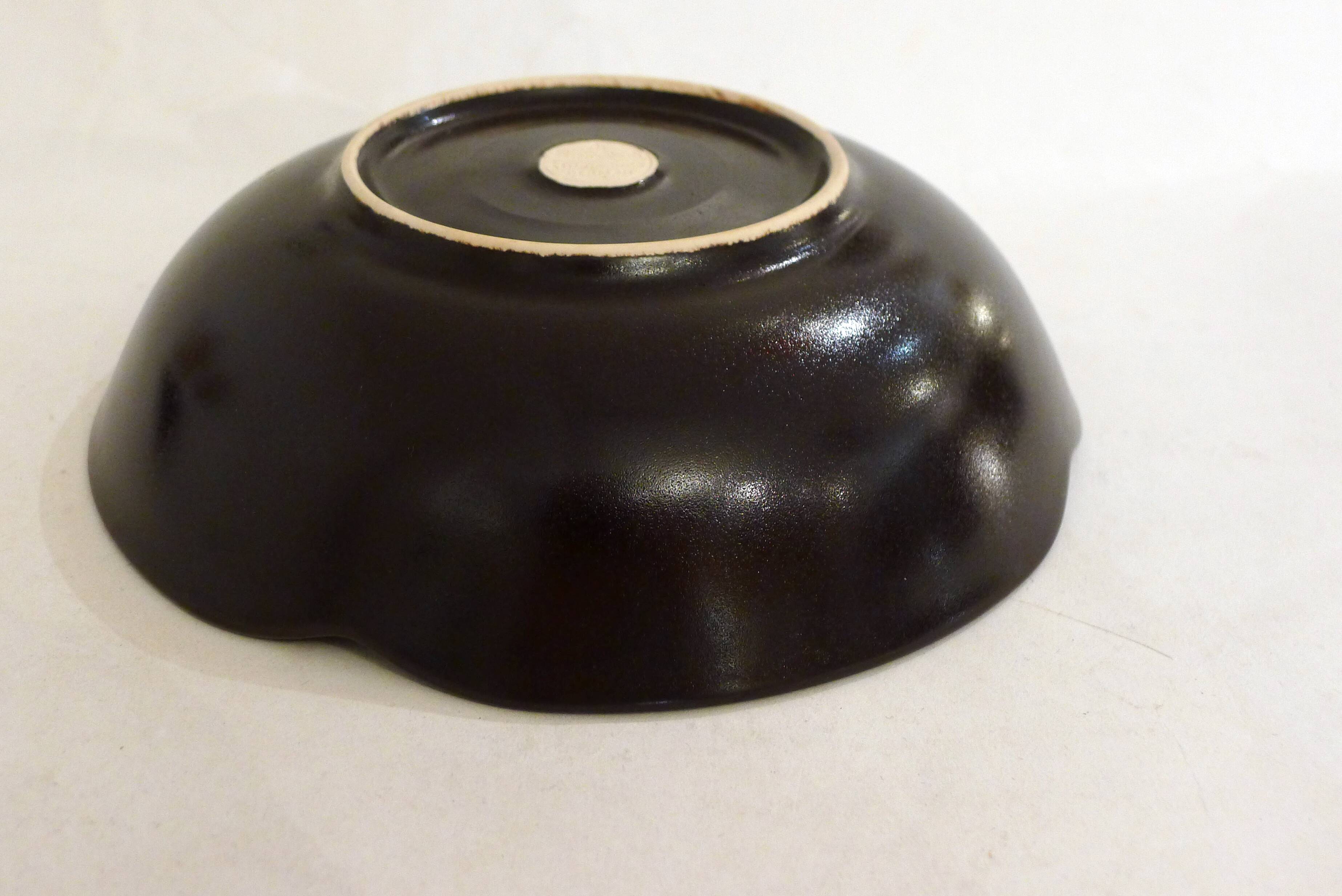 Small serving bowl plate "Bodil" by B. Wiinblad for Rosenthal 1970'