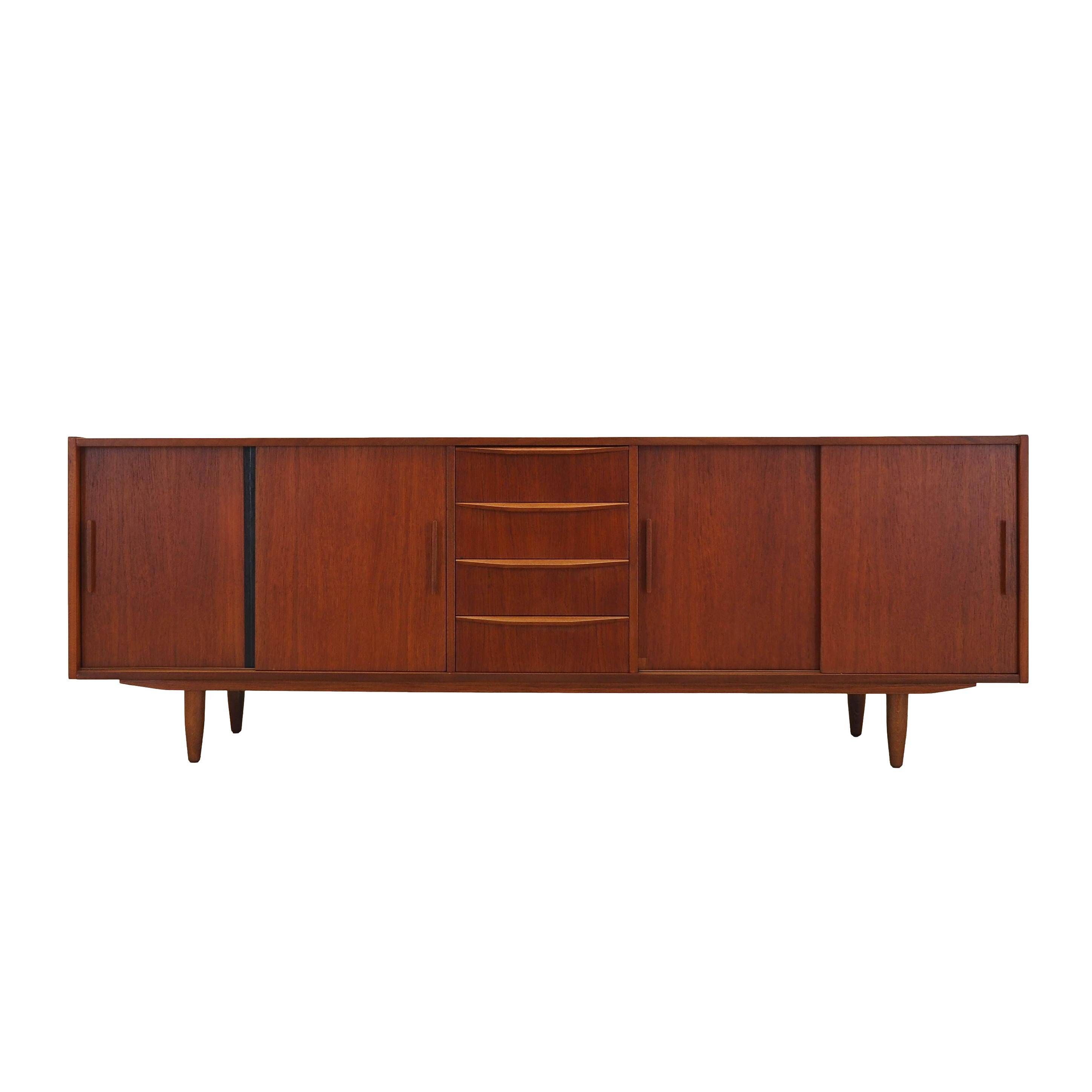 Teak sideboard, Danish design, 1970s, made in Denmark.