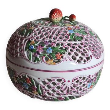 Bonbonnière en porcelaine Herend