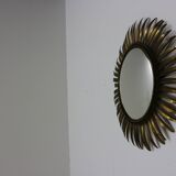 Typical midcentury sunburst wall mirror