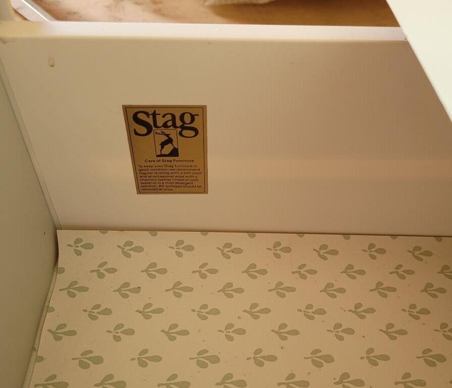 Stag Furniture brand bedside – 70s