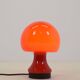 Vintage glass mushroom table lamp, 1960s