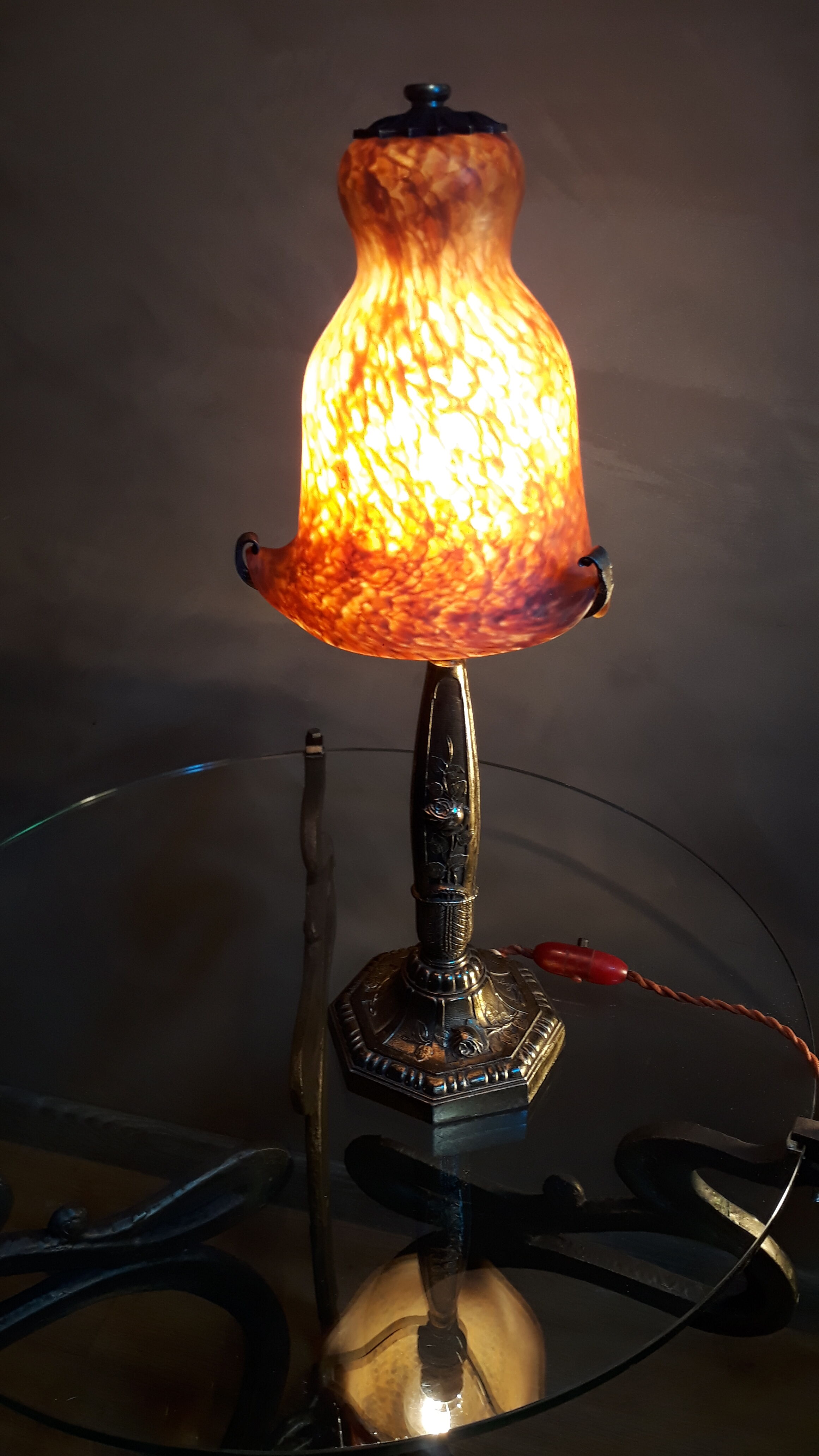 Signed Darloy lamp