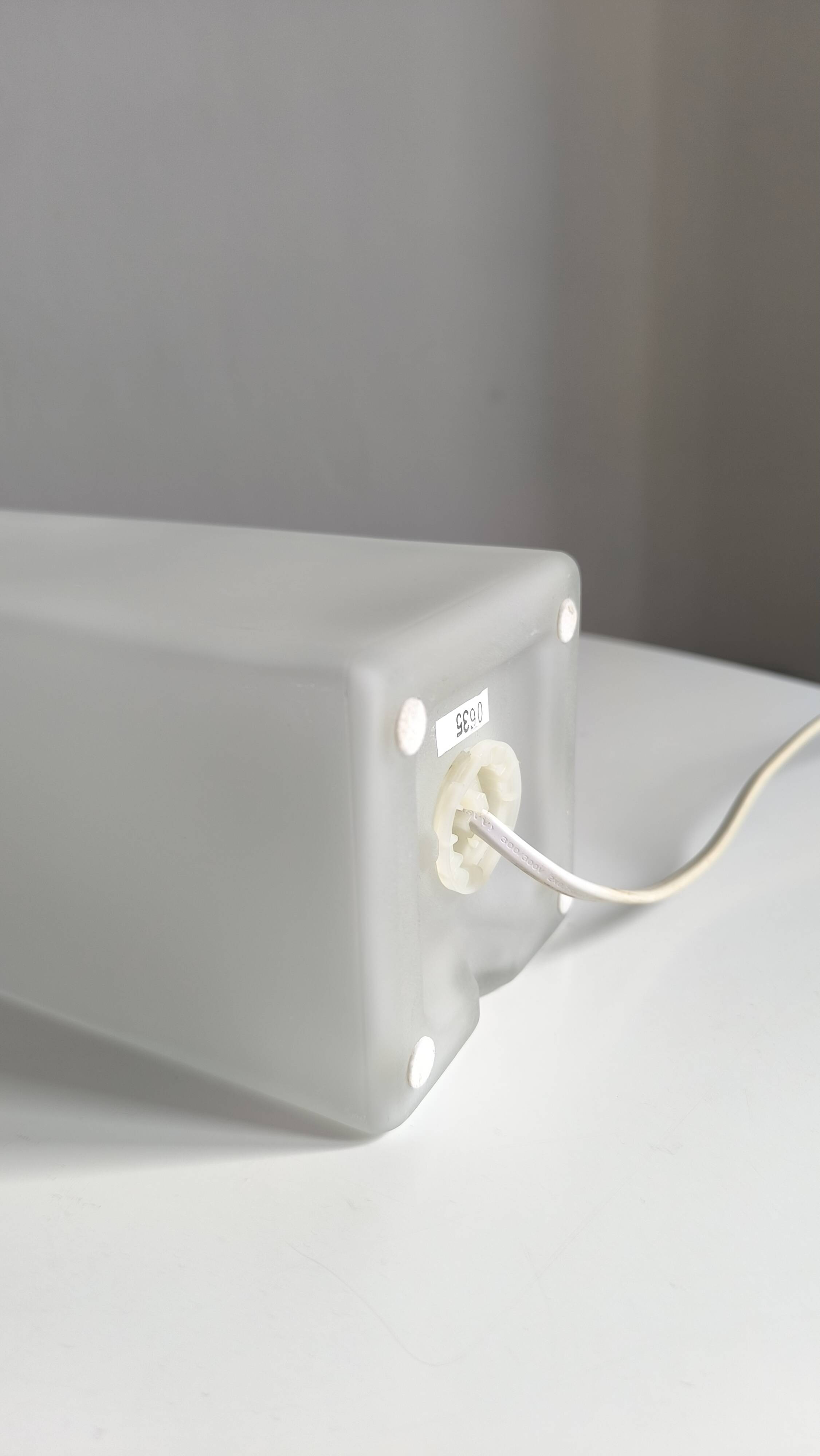 Ikea frosted glass lamp 1990