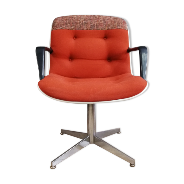 Fauteuil de bureau Steelcase-Strafor de 1975 design de Randall Buck