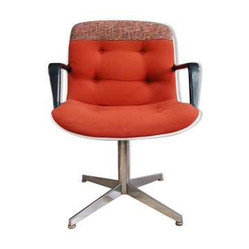 Fauteuil de bureau Steelcase-Strafor de 1975 design de Randall Buck