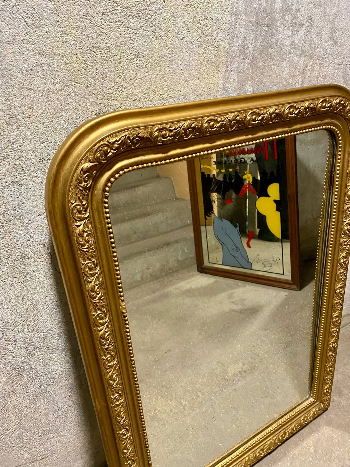 Grand miroir Louis Philippe
