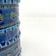 Bitossi ceramic blue green vase