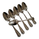 6 large table spoons in Boulenger silver metal