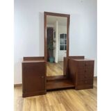 Dressing table - Walnut veneer entryway cabinet, 1940