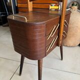 Travailleuse pied compas vintage