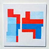 Post minimalist abstract painting