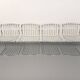 Set of 4 vintage Italian chairs by Gastone Rinaldi in chrome metal.